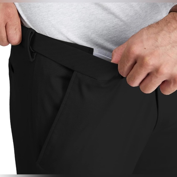 NWT Haggar Men's Iron Free Premium Classic Fit Flat Front Khaki Multiple Sizes - Picture 4 of 10